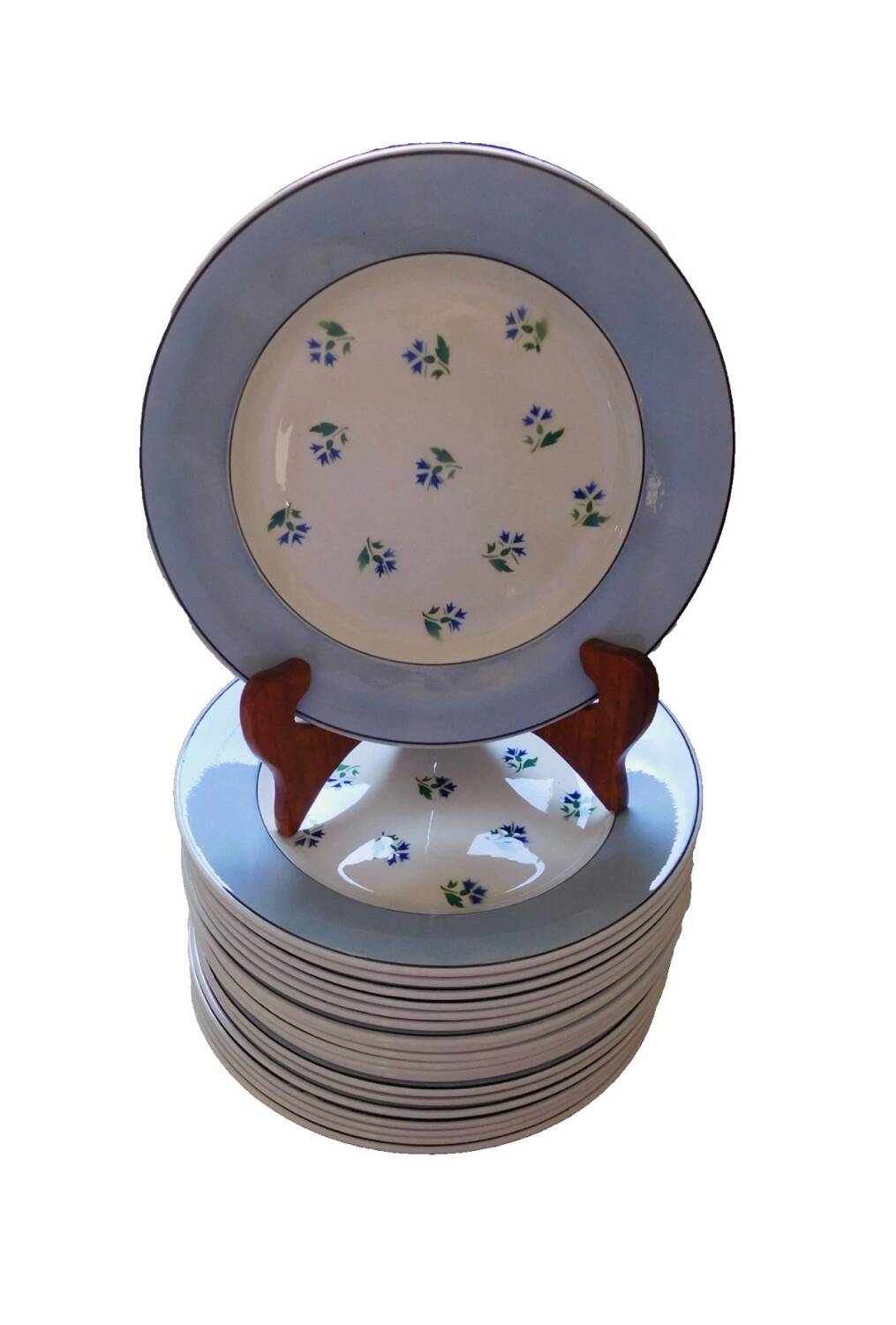 Flat plates Digoin Sarreguemines model Albe