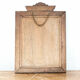 Carved wood mirror, folk art
