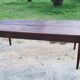 Farmhouse table XIXth century 196cm spindle feet