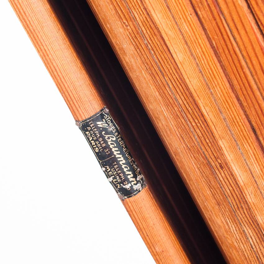 Articulated screen by J. Baumann for Melun. Art Deco. France circa 1912-20.