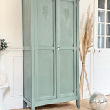 Armoire Art Déco verte