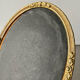 Antique Metal Gold colored Oval Picture Frame brass