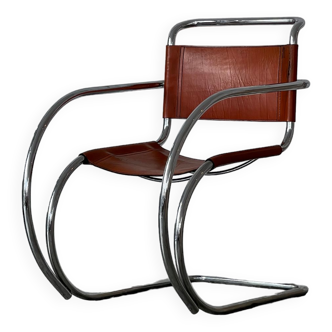 Fauteuil MR20 par Ludwig Mies van der Rohe pour Knoll international années 60