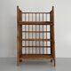 Folding bamboo shelf, 1960, Italy