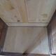 English asymmetrical chest of drawers - Art Deco - Mirror - 2 doors - 5 drawers - Mesh blond oak