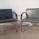 Paire de fauteuils cuir  BRNO, design de L. Mies Van Der Rohe