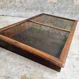 Vitrine de table d'exposition ancienne