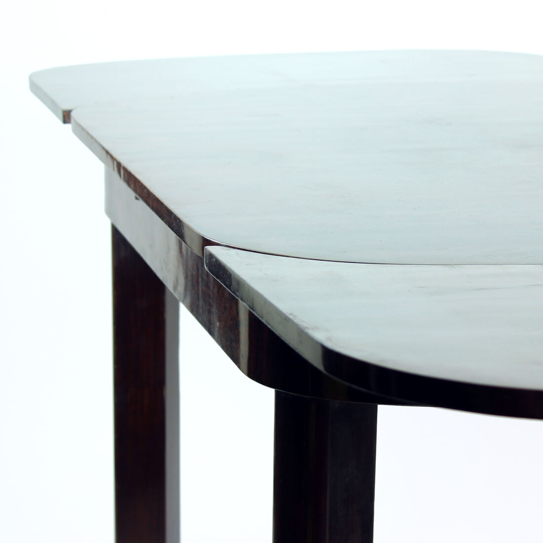 Art Deco Extendable Dining Table, Czechoslovakia 1940s