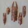 5 small African masks, tribal art, wood carving
