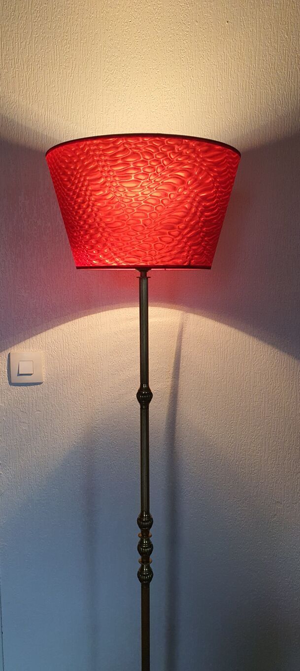 Vintage brass floor lamp