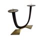 L9V Art Deco Two-Arm Candleholder