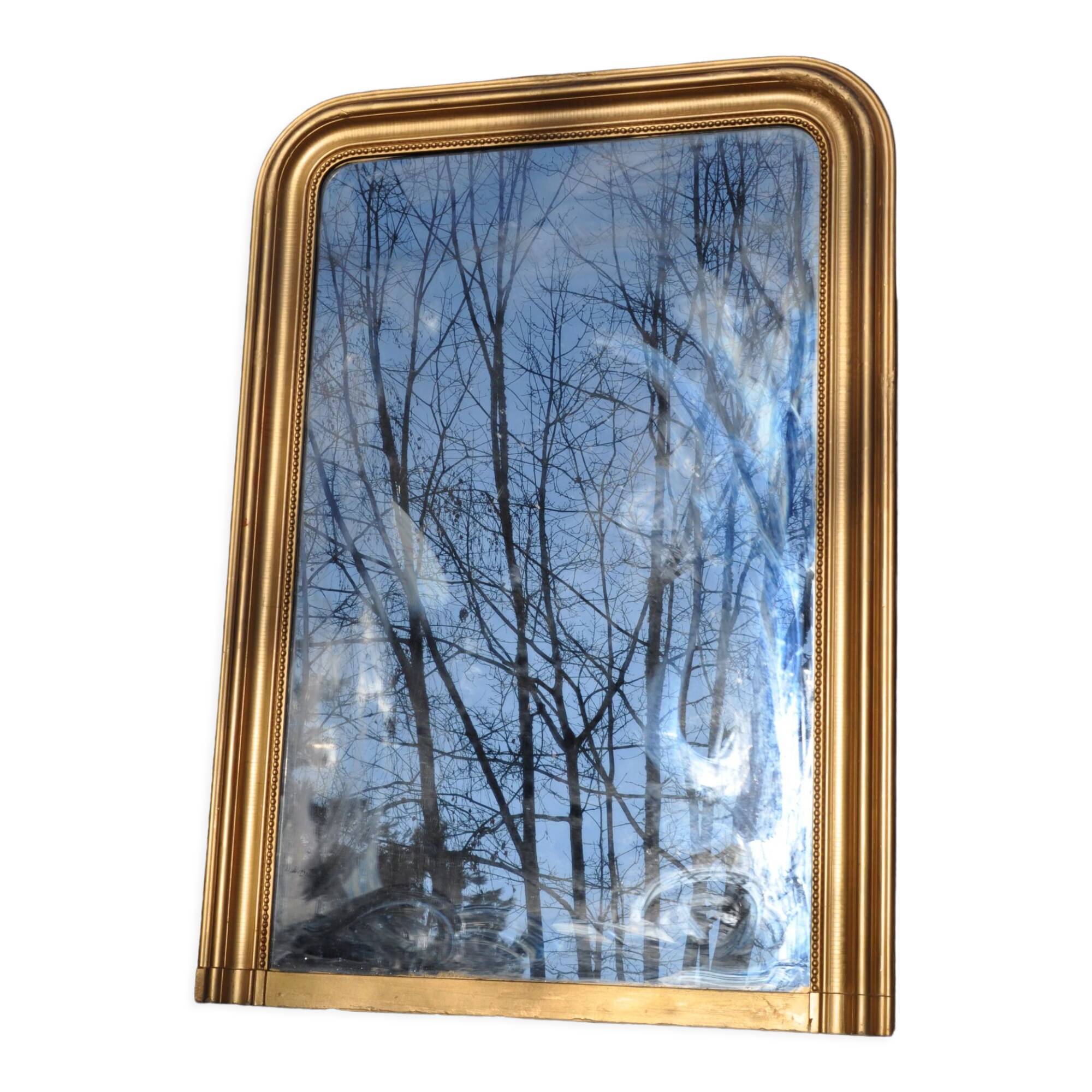 Gilded Louis-Philippe mirror