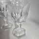 Set of 4 white wine glasses in Chaumont crystal from Cristal d'Arques.