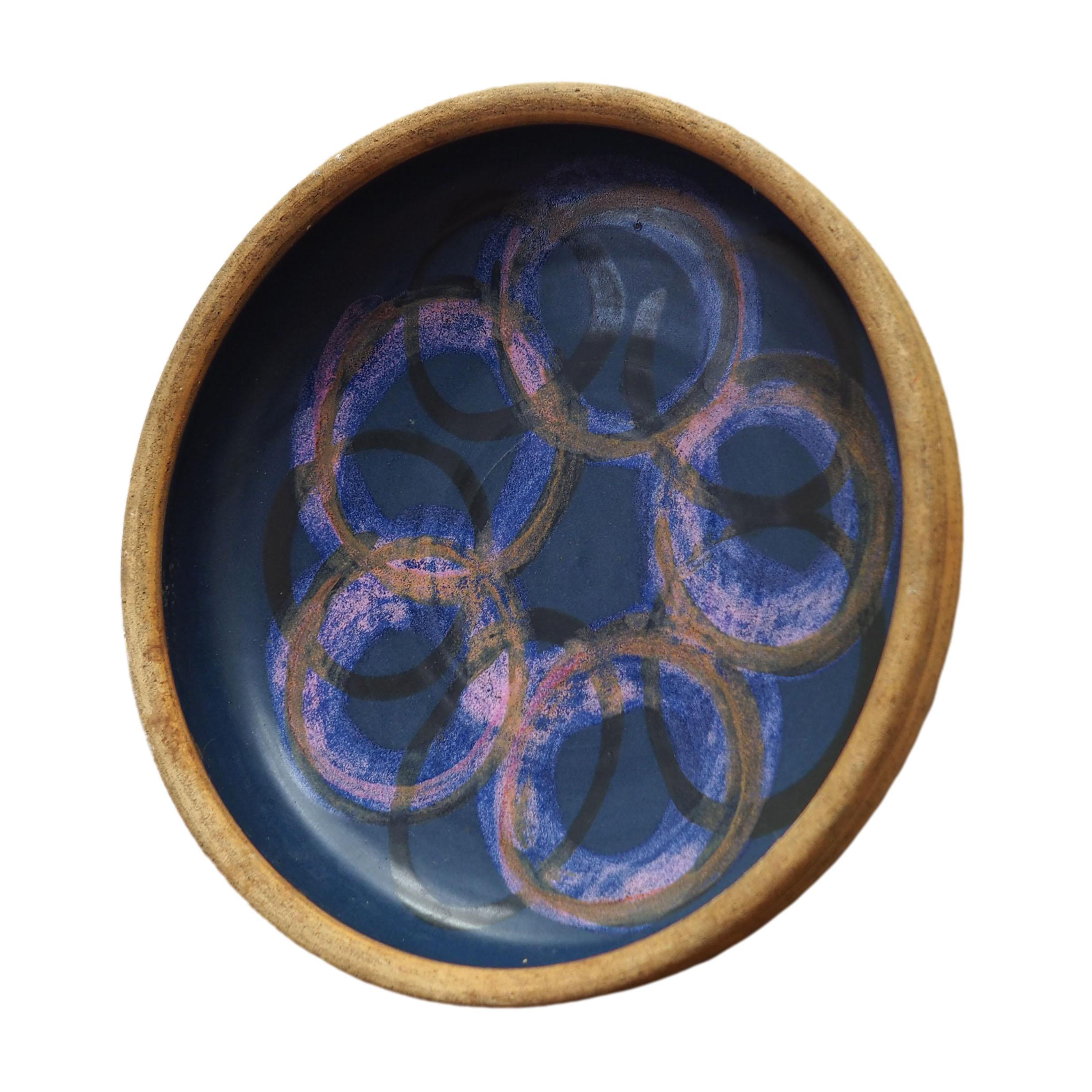 Ceramic platter, Danish design, 1960s, production: Denmark
