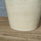 Cracked ceramic vase organic shape 1970