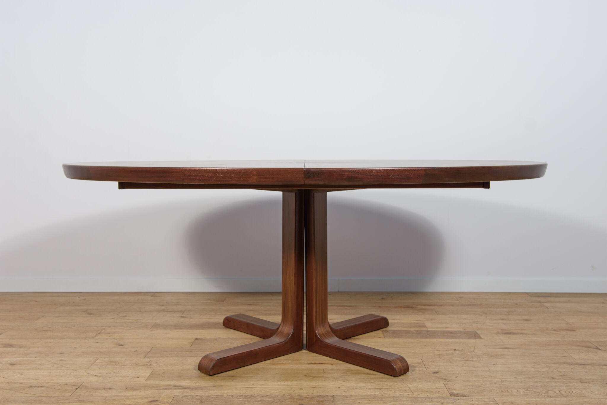 Mid-Century Oval Rosewood Extending Dining Table by Skovby, Denmark, 1960s