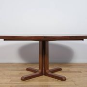 Mid-Century Oval Rosewood Extending Dining Table by Skovby, Denmark, 1960s