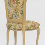Louis XV-style flower tapestry chair