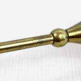 Scandinavian brass candle holder