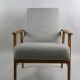 Vintage Fox easy chair in beige, 1970s