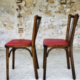 Pair of bistro chairs model # 153 by Baumann, circa 50/60