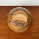 Mid-Century Modern Teak and Silver Plated Metal Bowl from Grasoli, Italy, 1960s