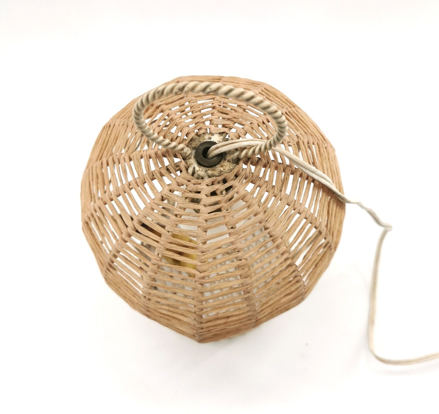 Vintage bird cage lamp 70's