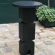 Sellette - Table d'appoint en bois teinté noir