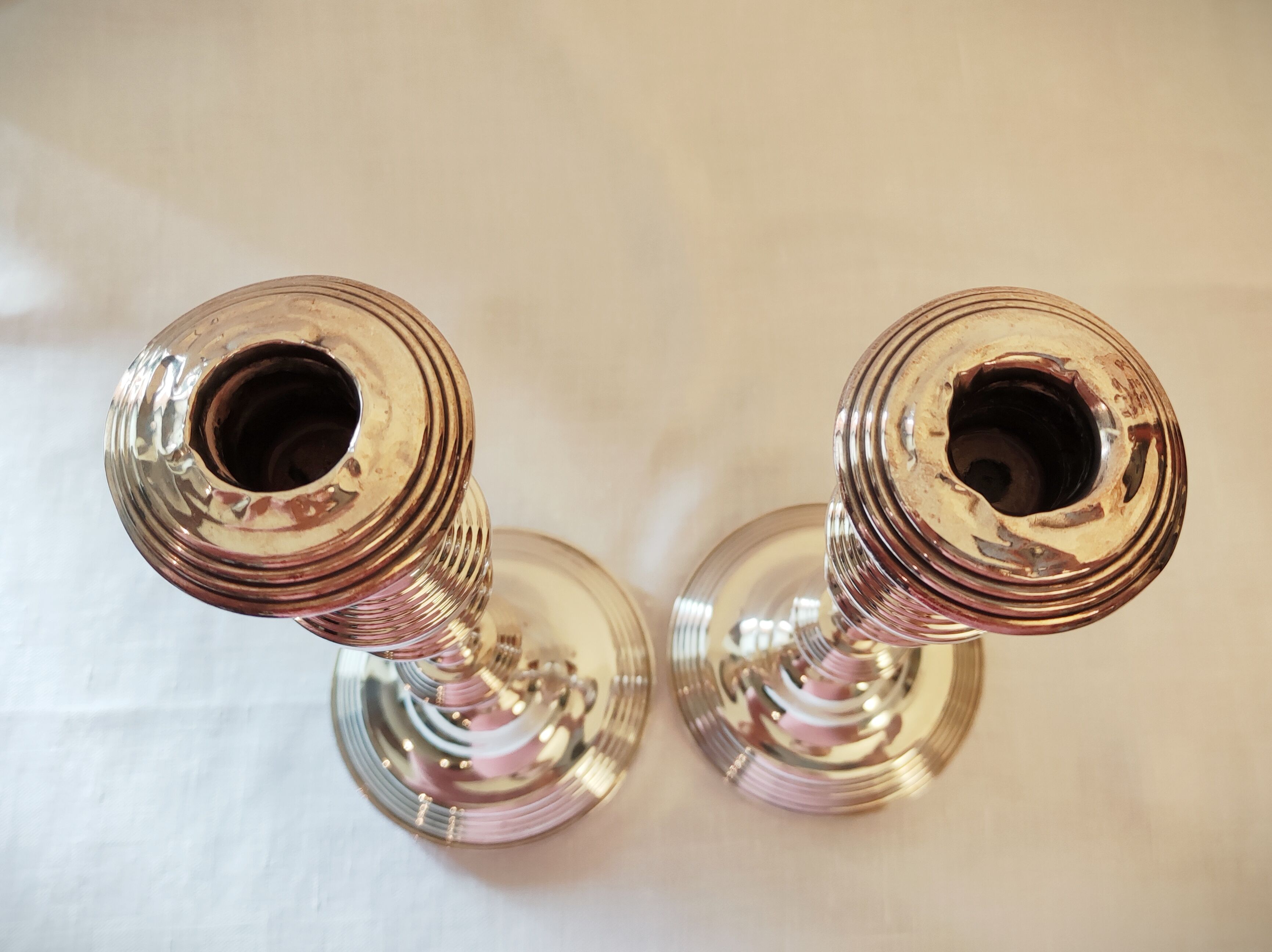 Silver metal chandeliers