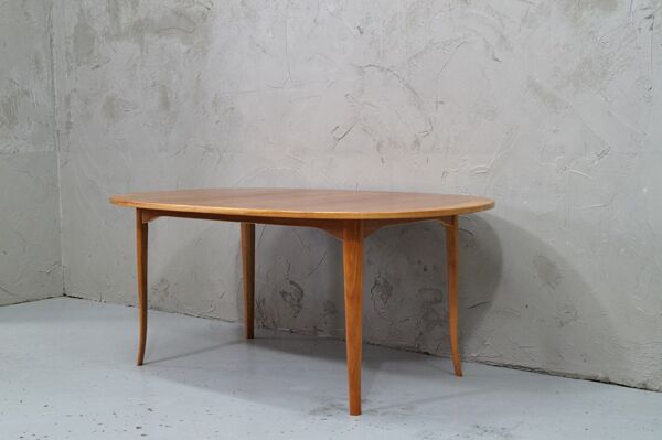 Table basse en bois de cerisier du milieu du siècle par Carl Malmsten pour Mobel Komponerad AV, années 1950