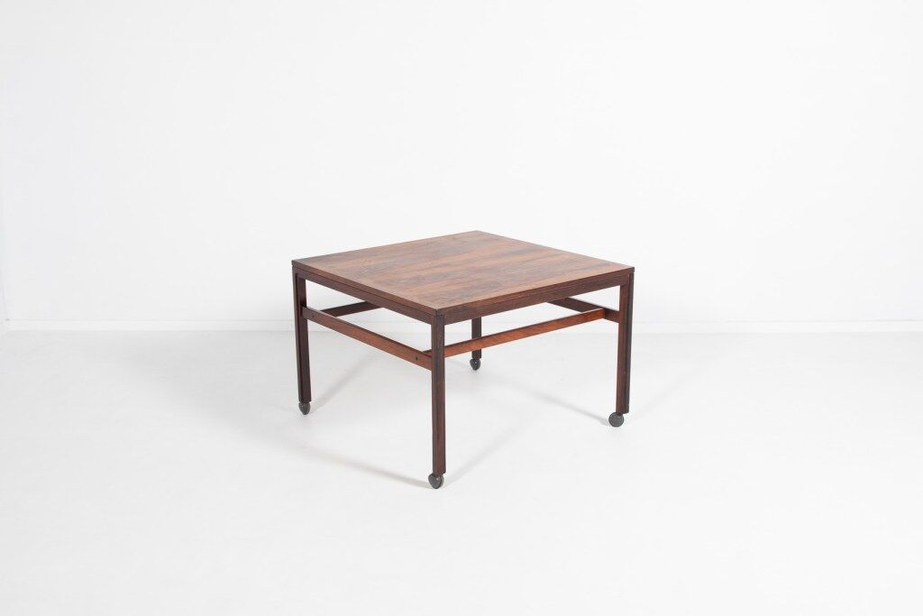 Danish rosewood coffee table from the 1970s by Haslev