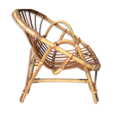 Armchair in rattan for child vintage