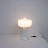 Vintage glass table lamp, 1970s