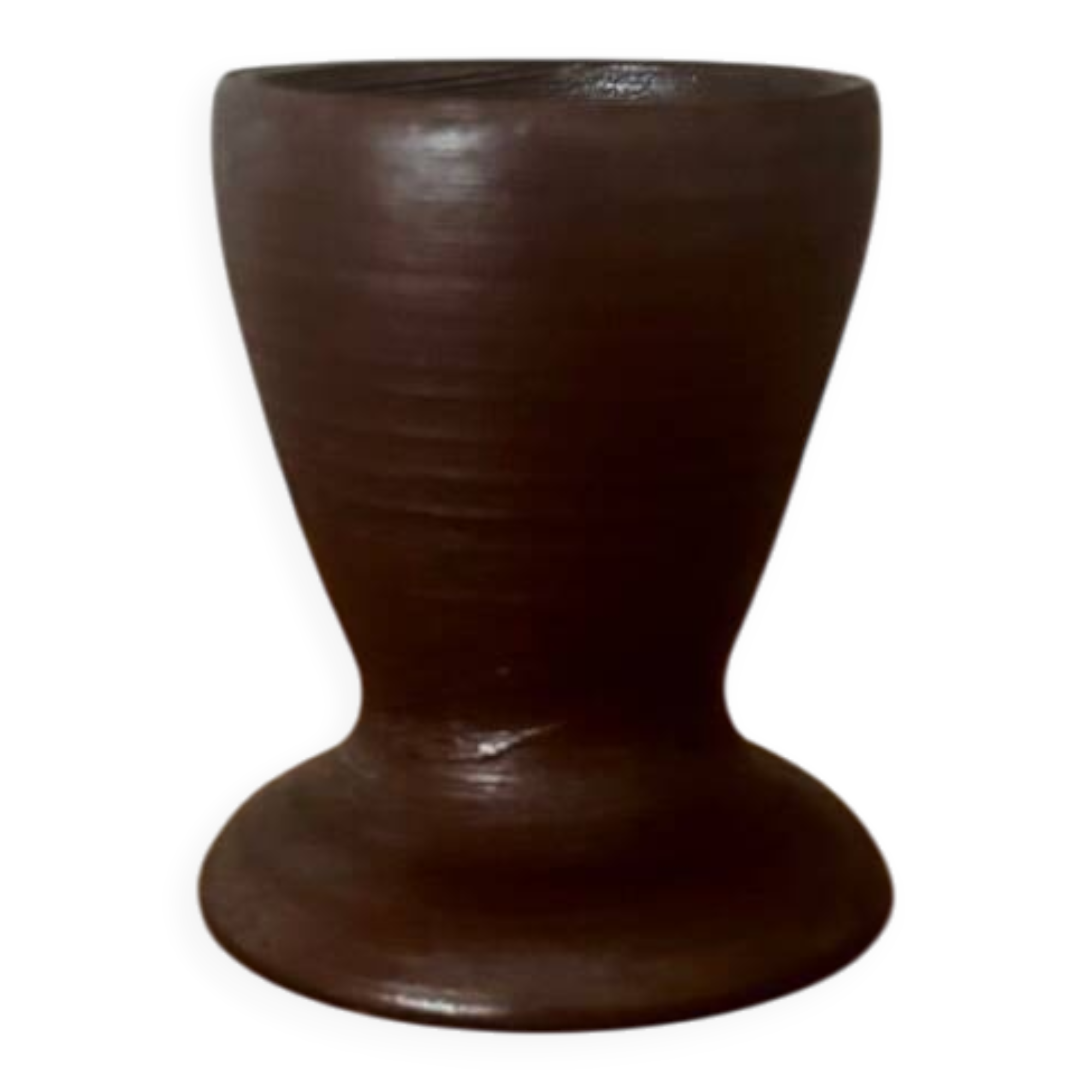 Grès egg cup Turgis pottery Calvados