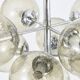 E. R. Nele Temde lustre atomic Sputnik chromé Space Age lampe suspendue tulipe