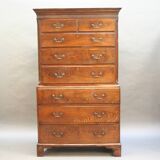 Rare commode à tiroirs George 111 Tallboy