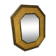 Octagonal bamboo mirror