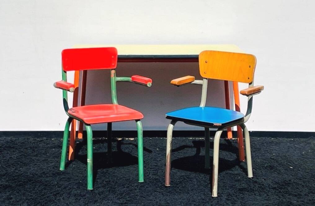 Tubax school table. vintage 60s / 70s.