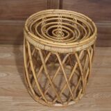 Rattan stool Italy 1960s