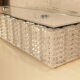 John Perzel textured glass art deco ceiling light