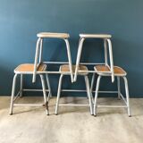 Set of 5 vintage stools