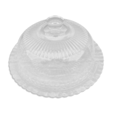 Arcoroc glass dish and bell