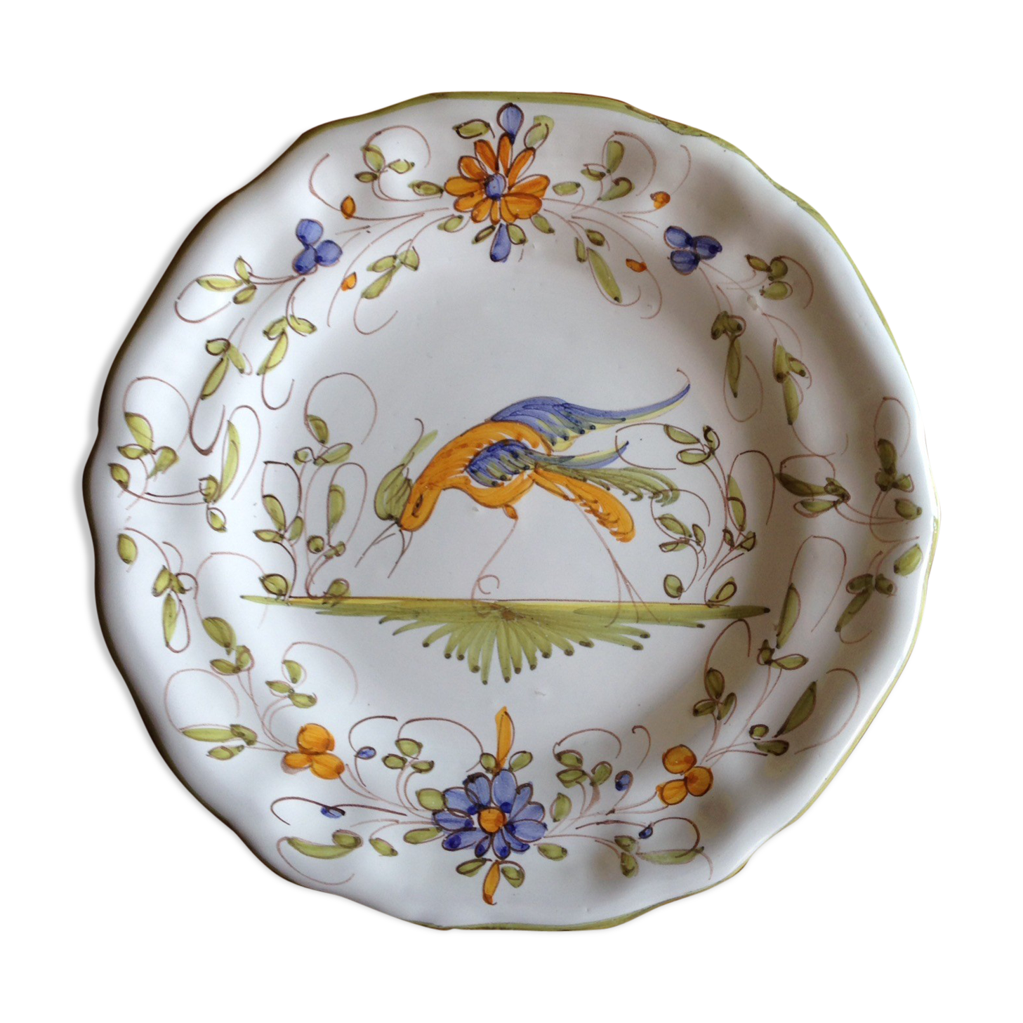 Martres tolosane earthenware plate