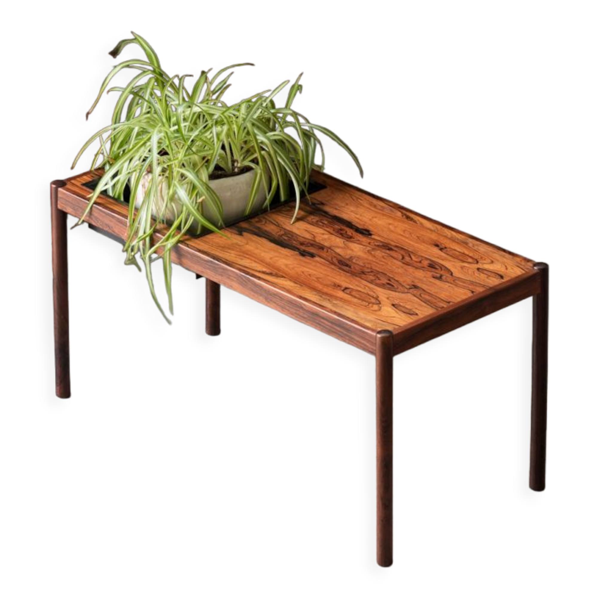 Plant stand table in rosewood, Denmark, 1960’s