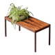 Plant stand table in rosewood, Denmark, 1960’s