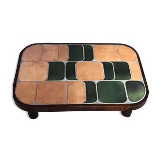 Ceramic table shogun Roger capron Annees 50 60: