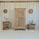Vintage wooden glacier