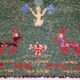 Tapis vintage fait main Gabbeh du Moyen-Orient 140cm x 215cm (1960s)