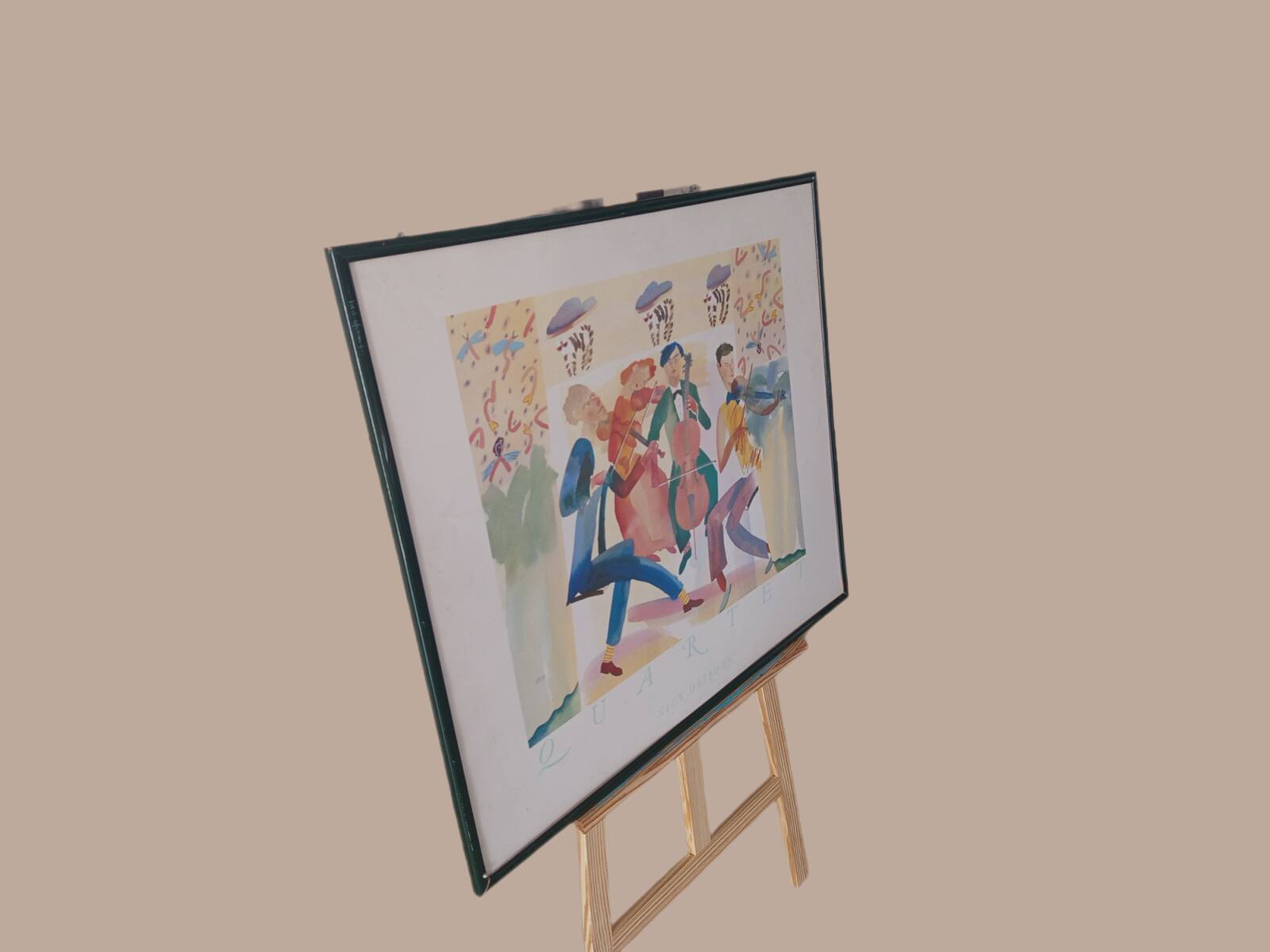 Nick Orsborn — Quartet — Vintage British Art Print, 1986