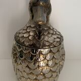 Italian ice bucket, brass duck by Mauro Manetti